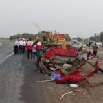 ۱۳ کشته و ۱۱ مصدوم در تصادف جاده شوشتر – گامیش آباد به سمت پل کابلی